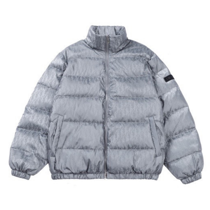 Veste grise monogrammée