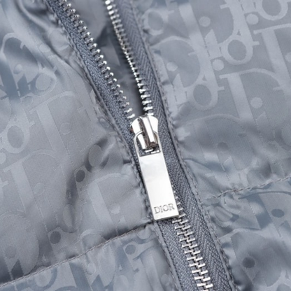 Veste grise monogrammée