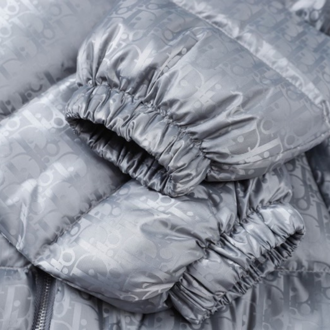 Veste grise monogrammée