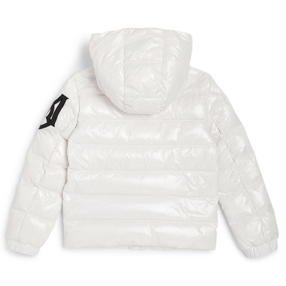 Veste blanche monogrammée