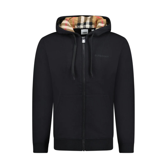 Sweat à capuche zippé monogrammé