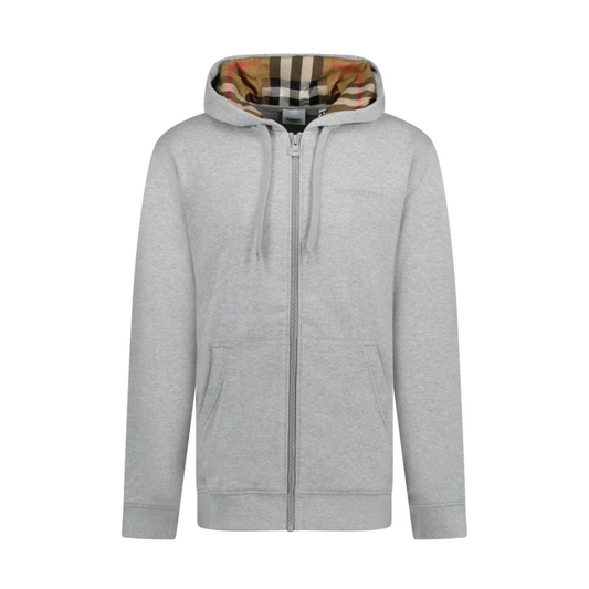 Sweat à capuche zippé monogrammé