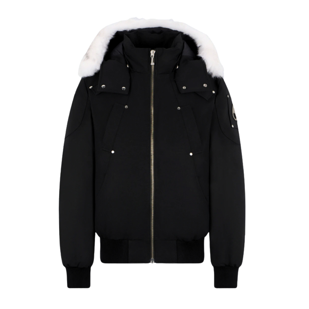 Veste bomber noire Moose