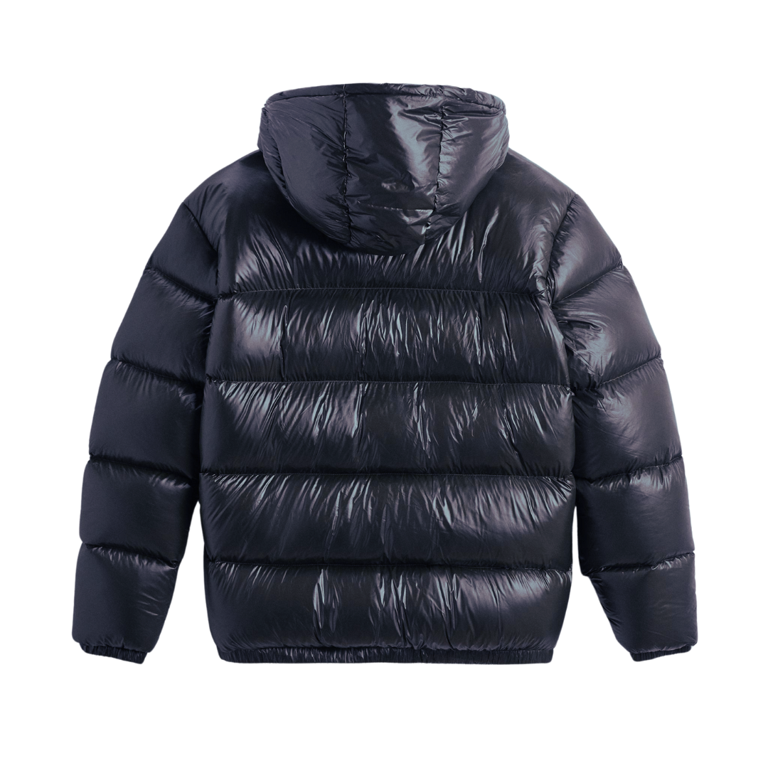 Veste brillante de la marine