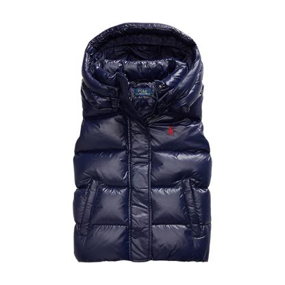 Gilet Polo bleu marine