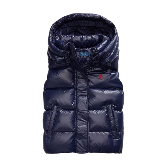 Gilet Polo bleu marine