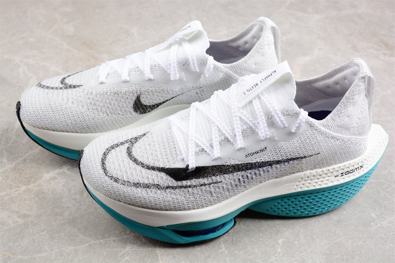 Zoom Alphafly NEXT% 2 Blanc et Turquoise