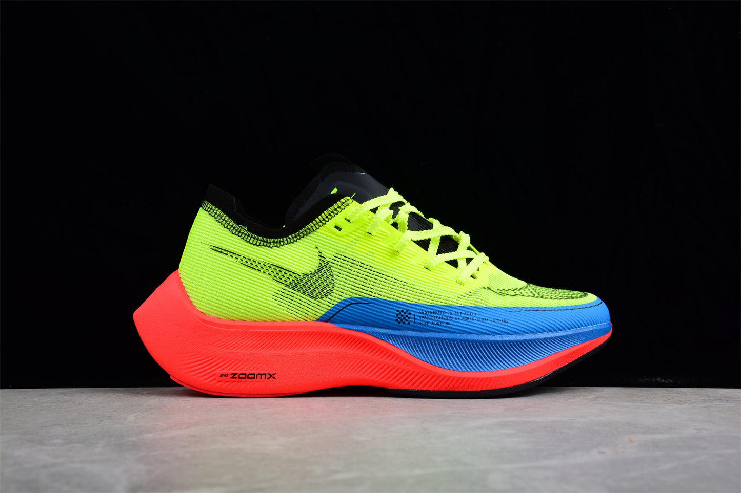 ZoomX Vaporfly Next % 2 Vert, Bleu et Rouge