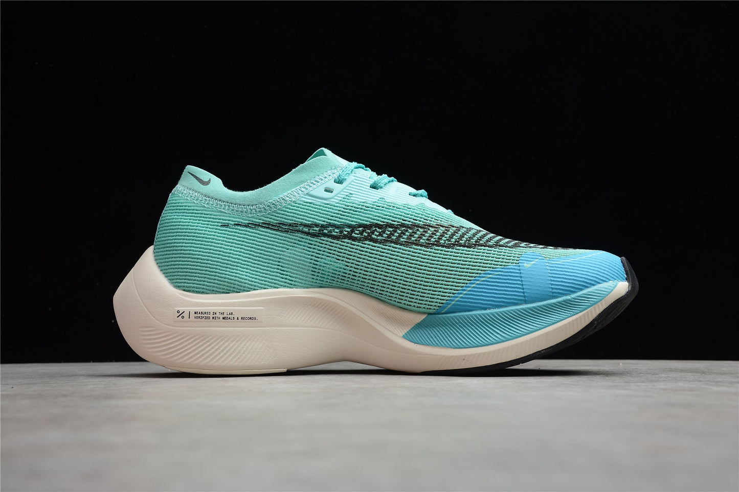 ZoomX Vaporfly NEXT% 2 Turquoise et Blanc