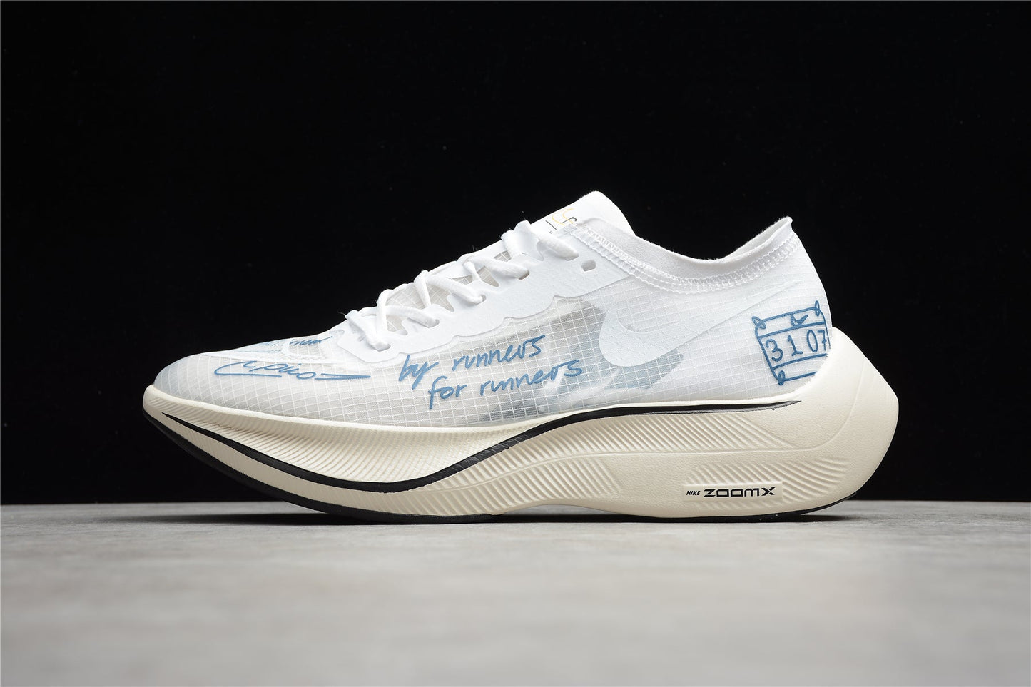 ZoomX Vaporfly NEXT% 2 Blanc et Bleu