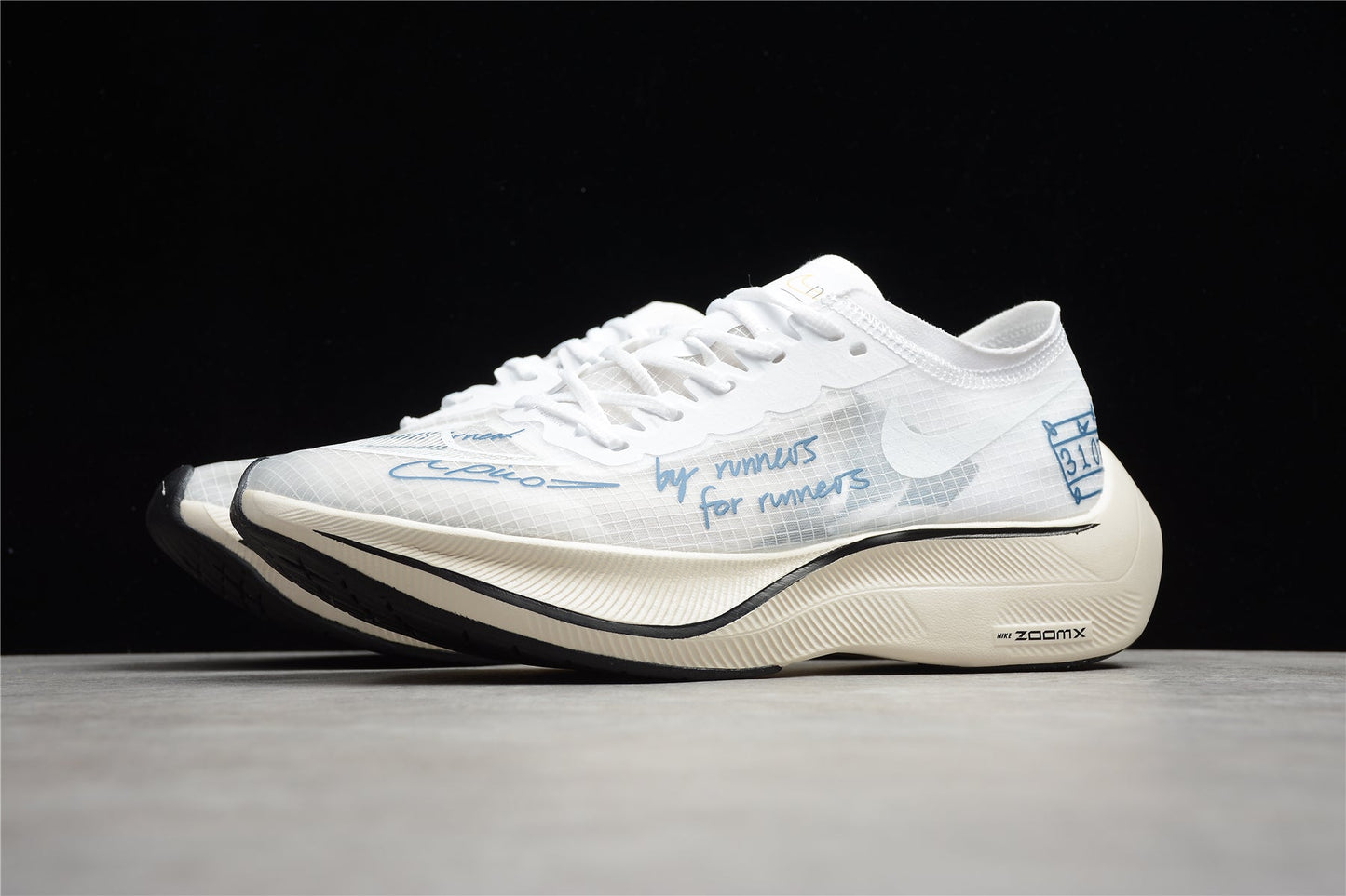 ZoomX Vaporfly NEXT% 2 Blanc et Bleu